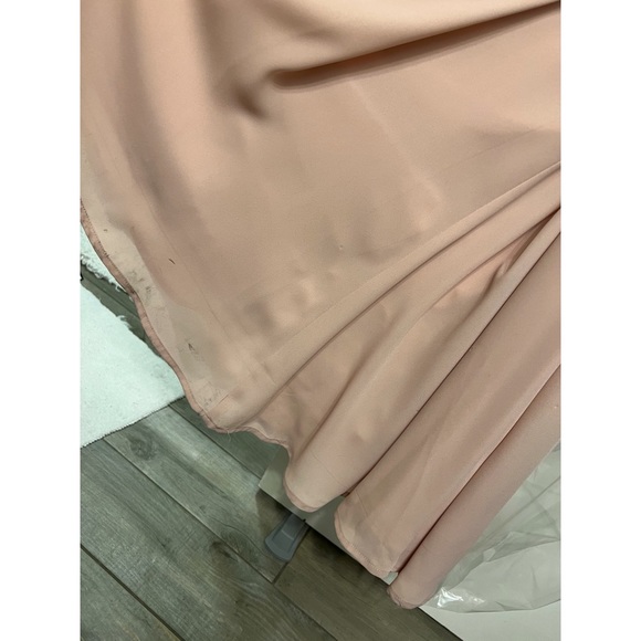 Show Me Your Mumu Jenn Maxi Bridesmaid Dress in Dusty Blush Crisp - Picture 6 of 7